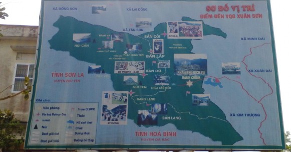 Hình 2 1 Sơ đồ vị trí xã Xuân Sơn Vị trí địa lý Xã Xuân Sơn là xã 1