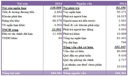 Phân tích và hoạch định tài chính công ty cổ phần Nam Việt (NAVIFICO) - 12