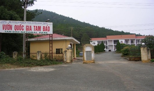 Ảnh hoạt động giáo dục môi trường cho du khách tại Trường Rừng Khu vực 4