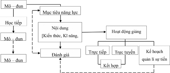 Hình 2 7 Cấu trúc thiết kế các mô đun trong phát triển năng lực GDĐL Trong 2