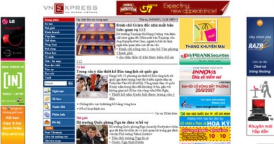 Hình 2 3 trang chủ báo điện tử http vnexpress net o Thực trạng kinh doanh hiện 1