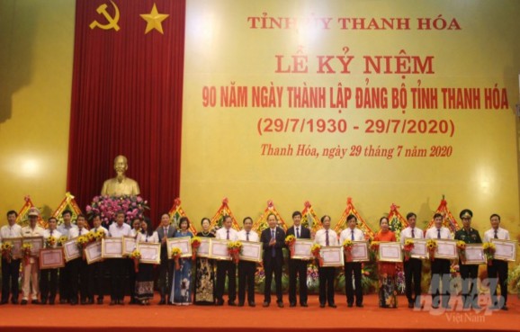 Lễ kỷ niệm 90 năm ngày thành lập Đảng bộ tỉnh Thanh Hóa Tỉnh Thanh Hóa Đang 12