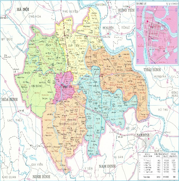 Hình 1 Bản đồ tỉnh Hà Nam Nguồn Google map 1