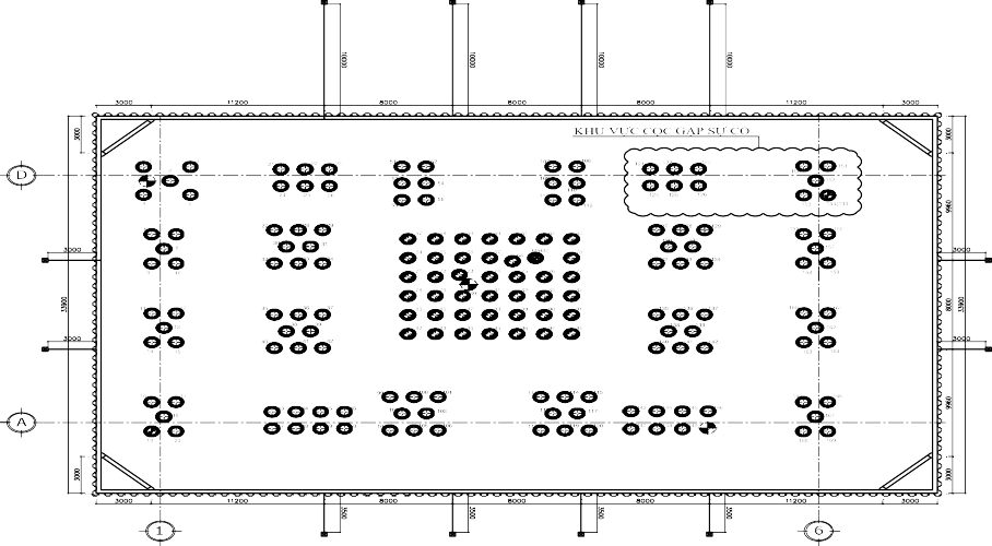 35 Hình 3 3 – Mặt bằng thi công hố đào Hình 3 4 – Chi tiết cáp neo đầu cừ 1