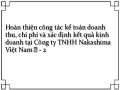 Hoàn thiện công tác kế toán doanh thu, chi phí và xác định kết quả kinh doanh tại Công ty TNHH Nakashima Việt Nam ﻿ - 2