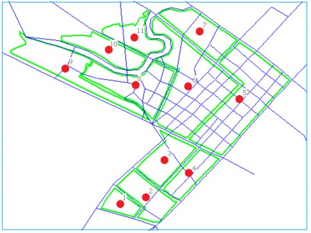 Hình 4 10 Khu vực nội vùng TAZ Khu vực ngoại vùng ExternalTAZ bao gồm các 3