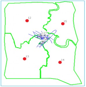 Hình 4 11 Khu vực ngoại vùng ExternalTAZ 4 2 1 2 Xây dựng và phác thảo mạng 4