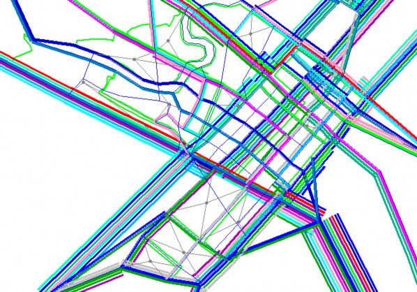 Hình 4 21 Mạng lưới xe buýt đi qua Quận 3 Hình 4 22 Các thuộc tính của tuyến xe 5