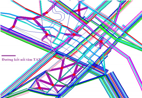 Hình 4 25 Đường kết nối tâm Zone bằng phương thức đi bộ Đường nối tâm 2