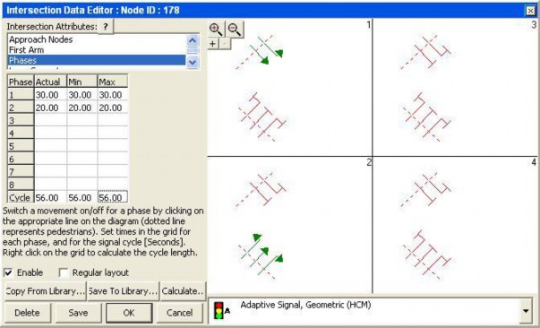 Hình 4 45 Tín hiệu đèn nút giao ngã 4 NKKN – ĐBP Hướng di chuyển theo làn xe 4