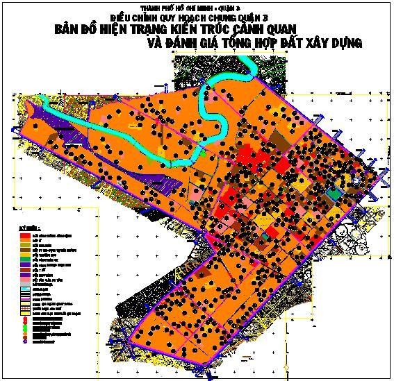 Hình 2 3 Bản đồ hiện trạng sử dụng đất quận 3 2 1 3 Hiện trạng giao thông 2