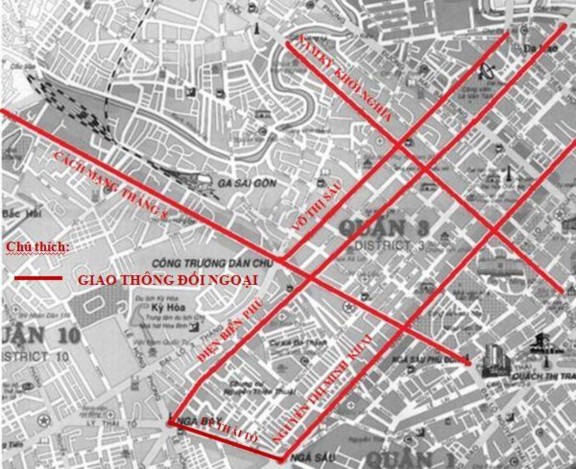 Hình 2 4 Hiện trạng mạng lưới giao thông Quận 3 2 1 3 1 Hiện trạng giao thông 3