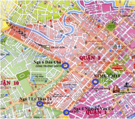 Hình 2 9 Vị trí một số nút giao quan trọng CHƯƠNG 3 PHÂN TÍCH KẾT QUẢ KHẢO 1