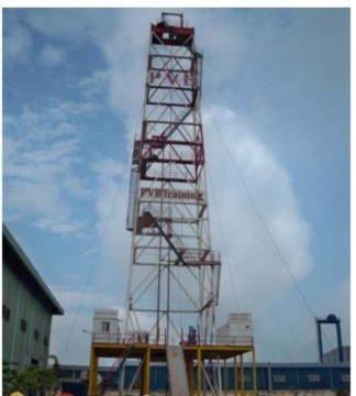 Hình II 2 2 Tháp khoan mẫu 2 3 2 Các thiết bị trên sàn khoan Tời khoan dùng để 14