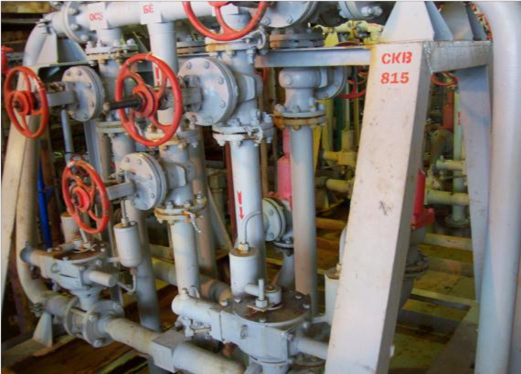 Hình I 2 7 Cụm Manifold trên giàn Trong trường hợp áp suất dòng sản phẩm nằm 6