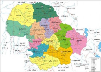 Hình 1 1 Vị trí địa lý tỉnh Đắk Lắk 1 1 1 2 Đ ặc điểm địa h ình Đ ại 1