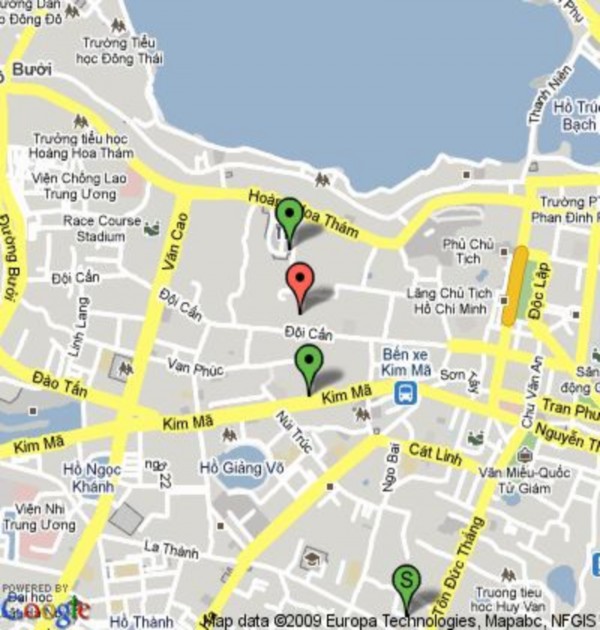 Hình 12 Một phần bản đồ Google Static Map Giới hạn sử dụng Khi sử dụng 1