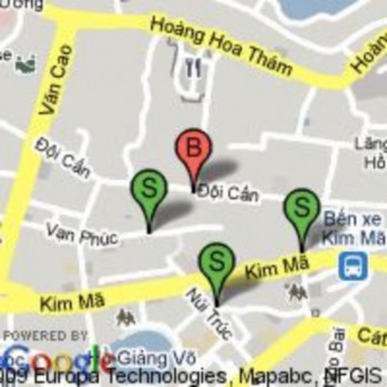 Hình 15 Một ví dụ về bản đồ trả kết quả cho người dùng Điểm đánh dấu 4