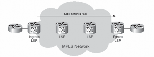 Hình 2 7 Ví dụ về một LSP qua mạng MPLS LSR vào của một LSP không nhất thiết 1