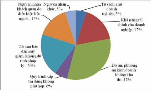 Biểu đồ 2 6 Nguyên nhân phát sinh nợ xấu đối với DNNVV tại Agribank Quảng 6