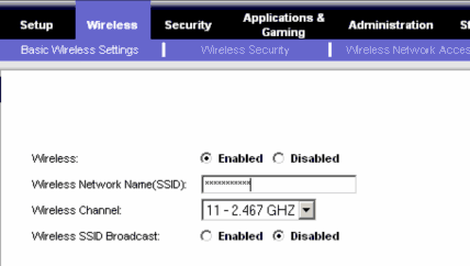 Vào Wireless Security để đặt chìa khóa Wep Vào Wireless Network Access để đặt 14