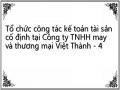Tổ chức công tác kế toán tài sản cố định tại Công ty TNHH may và thương mại Việt Thành - 4