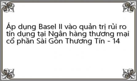 Áp dụng Basel II vào quản trị rủi ro tín dụng tại Ngân hàng thương mại cổ phần Sài Gòn Thương Tín - 14