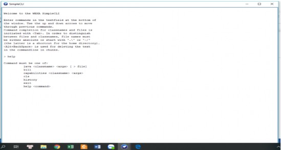 Hình 3 5 Giao diện chức năng Simple CLI 3 Cách dùng Tập tin xử lý chính của 5