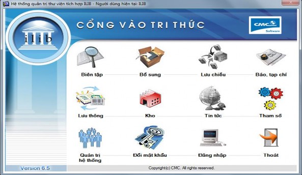Hình 2 5 Giao diện phần mềm ILIB 4 0 Phần mềm ILIB 4 0 được thiết kế đáp 1