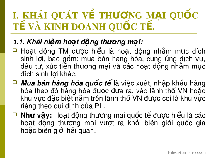 Bai giang bai 1 mot so van de li luan ve luat kinh doanh quoc te gv mai xuan minh trang 3