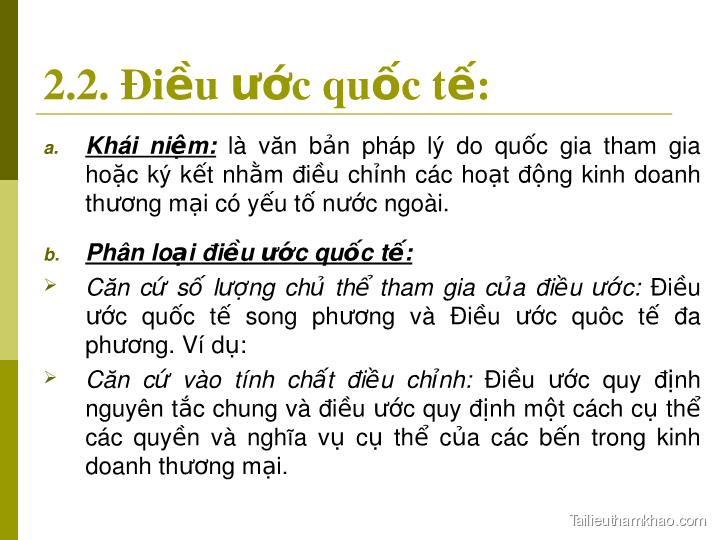 Bai giang bai 1 mot so van de li luan ve luat kinh doanh quoc te gv mai xuan minh trang 12