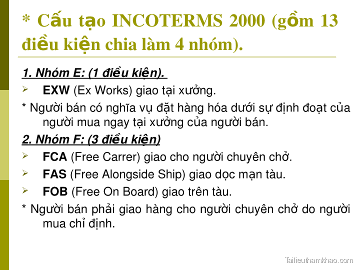 Bai giang bai 1 mot so van de li luan ve luat kinh doanh quoc te gv mai xuan minh trang 17