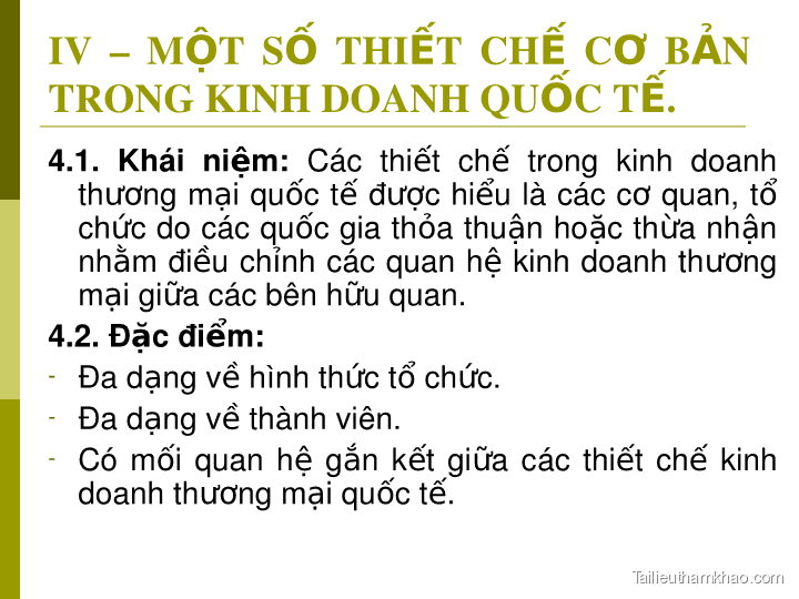 Bai giang bai 1 mot so van de li luan ve luat kinh doanh quoc te gv mai xuan minh trang 26
