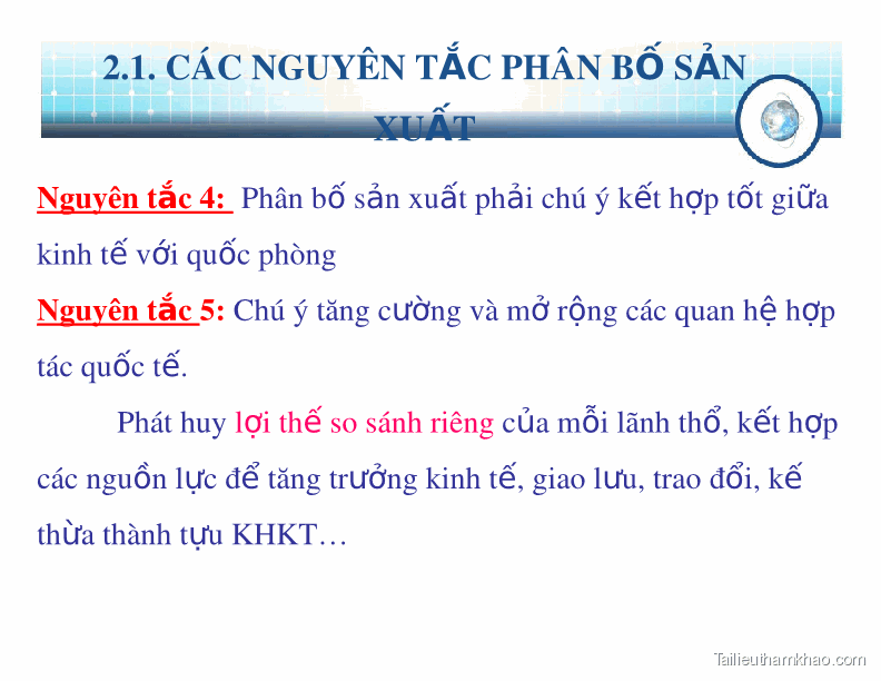 Bai giang chuong 2 nhung van de ly luan ve to chuc lanh tho trang 7