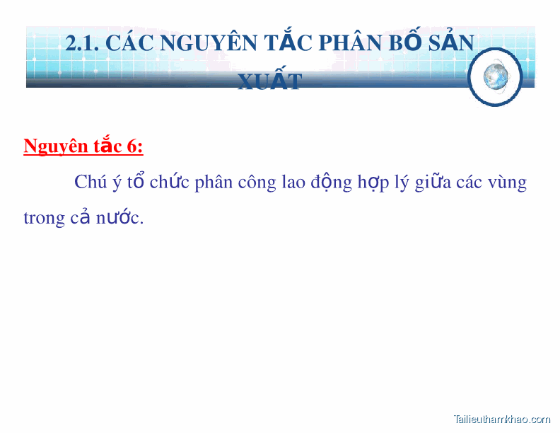 Bai giang chuong 2 nhung van de ly luan ve to chuc lanh tho trang 9