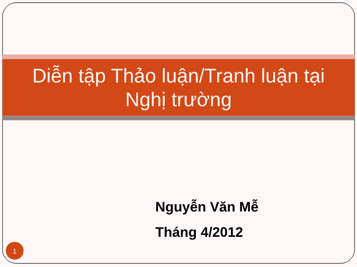 Bai giang dien tap thao luan tranh luan tai nghi truong nguyen van me trang 1