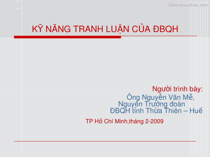 Bai giang ky nang tranh luan cua dbqh nguyen van me trang 1