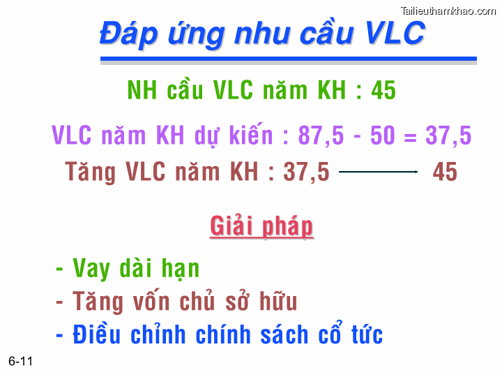 Bai giang chuong 6 tong quan ve quan ly von luan chuyen ts nguyen van thuan trang 11
