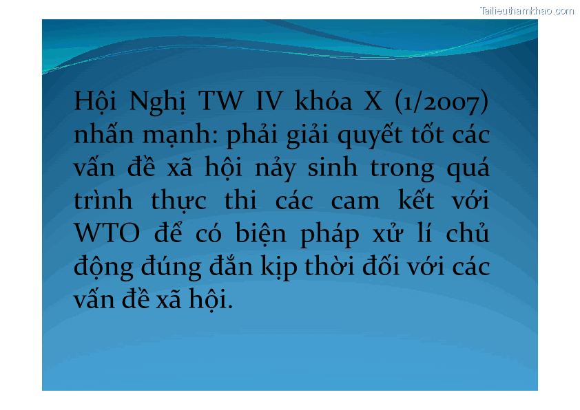Hội Nghị Tw Iv Khóa X 1 2007 Nhấn Mạnh Phải Giải Quyết Tốt Các