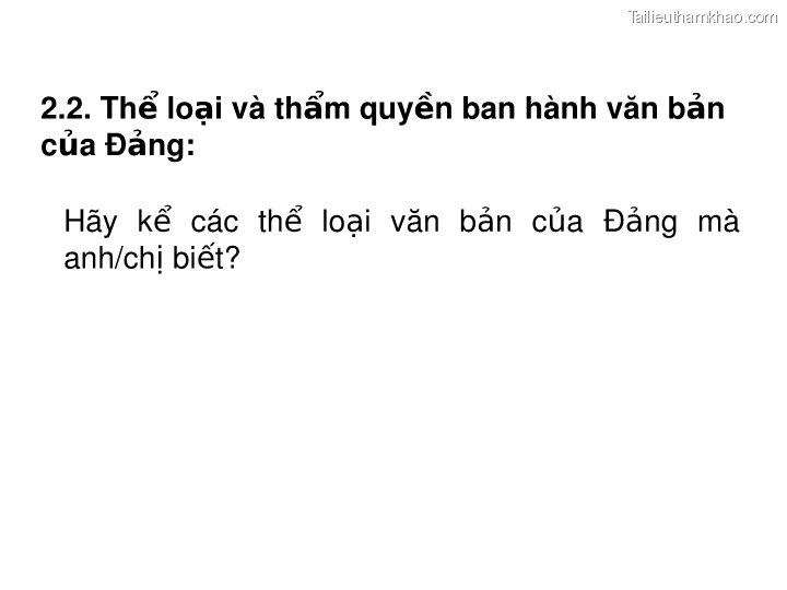 Bai giang ly luan va nghiep vu cong tac dang bai 16 dang cong tac van phong cap uy ky thuat soan thao van ban cua dang o co so trang 37