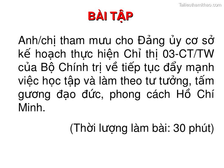 Bai giang ly luan va nghiep vu cong tac dang bai 16 dang cong tac van phong cap uy ky thuat soan thao van ban cua dang o co so trang 58