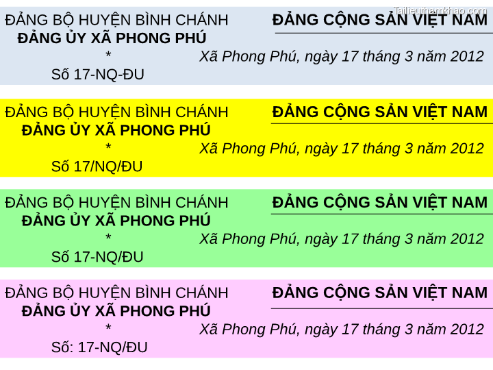 Bai giang ly luan va nghiep vu cong tac dang bai 16 dang cong tac van phong cap uy ky thuat soan thao van ban cua dang o co so trang 62
