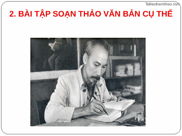 Bai giang ly luan va nghiep vu cong tac dang bai 17 bai tap van ban trang 30