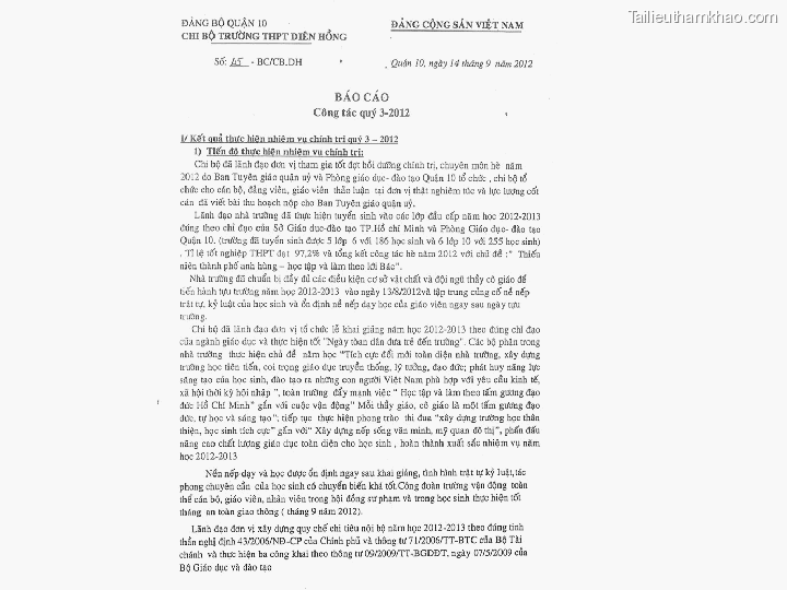 Bai giang ly luan va nghiep vu cong tac dang bai 17 bai tap van ban trang 40