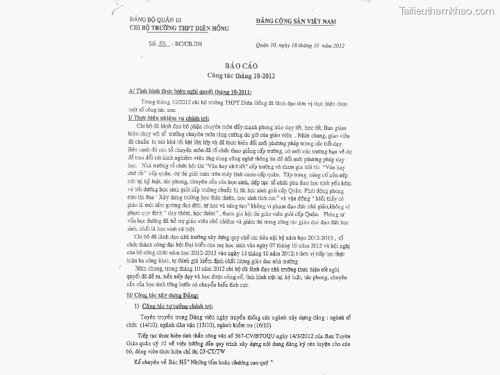 Bai giang ly luan va nghiep vu cong tac dang bai 17 bai tap van ban trang 41