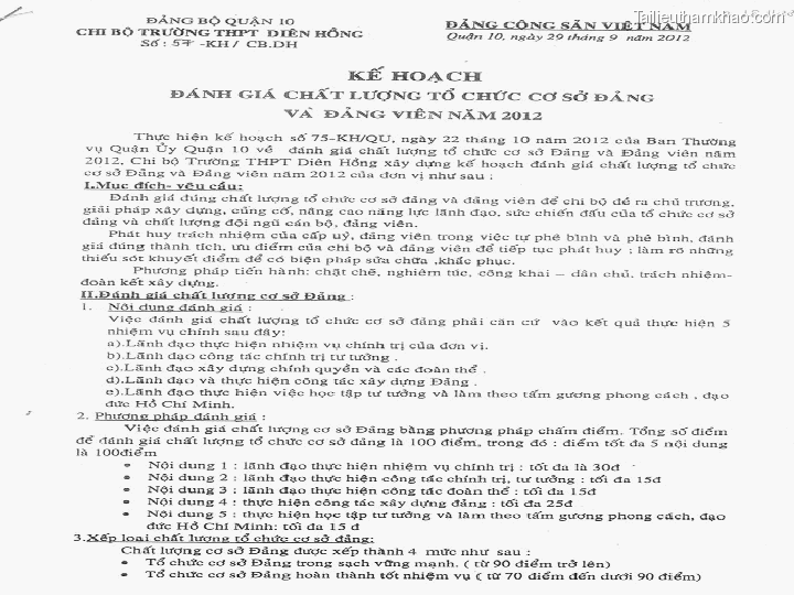 Bai giang ly luan va nghiep vu cong tac dang bai 17 bai tap van ban trang 44