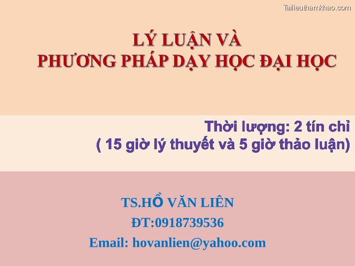 Ts Hồ Văn Liên Đt 0918739536 Email Hovanlien Yahoo Com