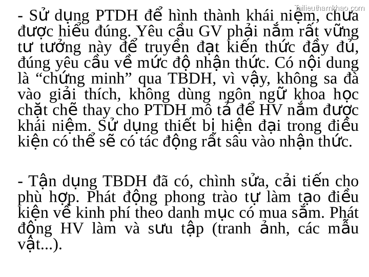 Sử Dụng Ptdh Để Hình Thành Khái Niệm Chưa Được Hiểu Đúng Yêu