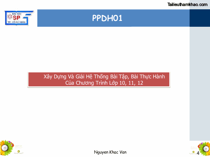 Bai giang ly luan va phuong phap day hoc tin hoc 1 nguyen khac van trang 4