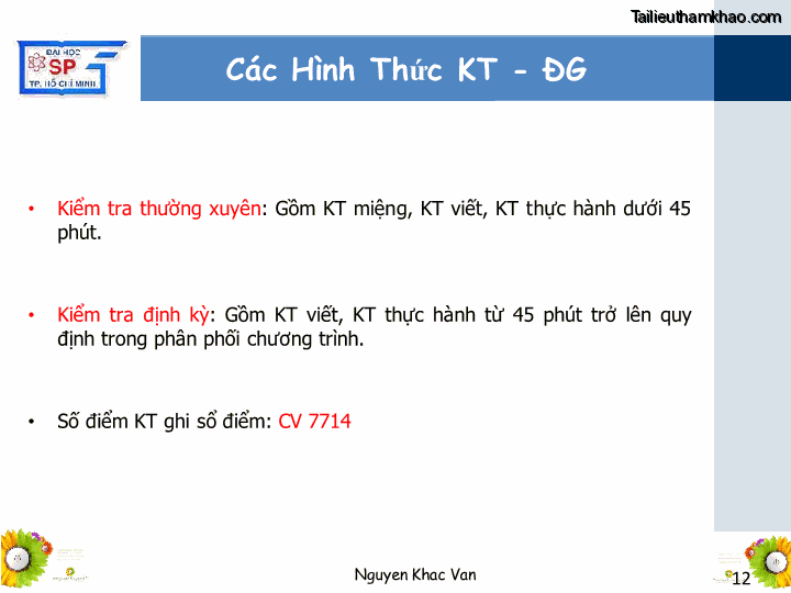 Bai giang ly luan va phuong phap day hoc tin hoc 1 nguyen khac van trang 12